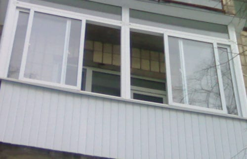 Алюминиевые раздвижные окна на балкон
